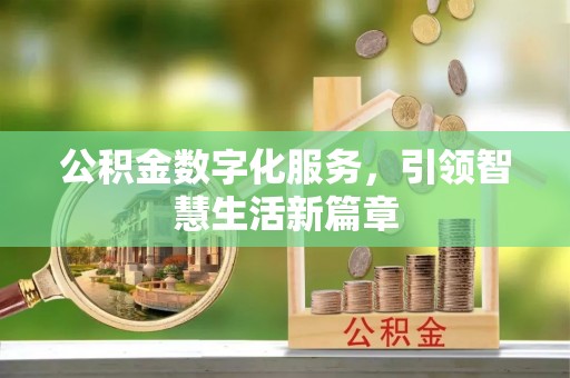 三角公积金数字化服务，引领智慧生活新篇章
