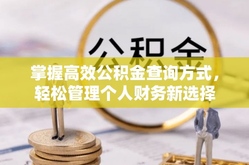 三角掌握高效公积金查询方式，轻松管理个人财务新选择