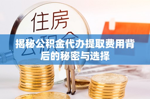 三角揭秘公积金代办提取费用背后的秘密与选择