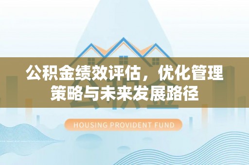 三角公积金绩效评估，优化管理策略与未来发展路径