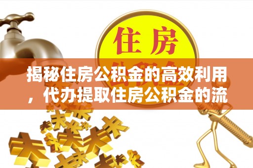三角揭秘住房公积金的高效利用，代办提取住房公积金的流程与技巧