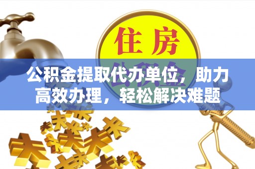 三角公积金提取代办单位，助力高效办理，轻松解决难题