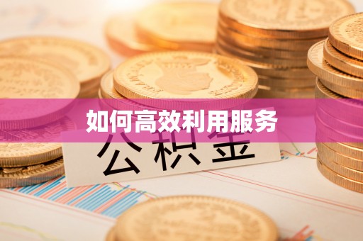 三角如何高效利用服务
