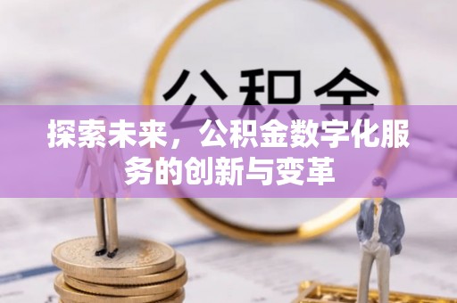 三角探索未来，公积金数字化服务的创新与变革